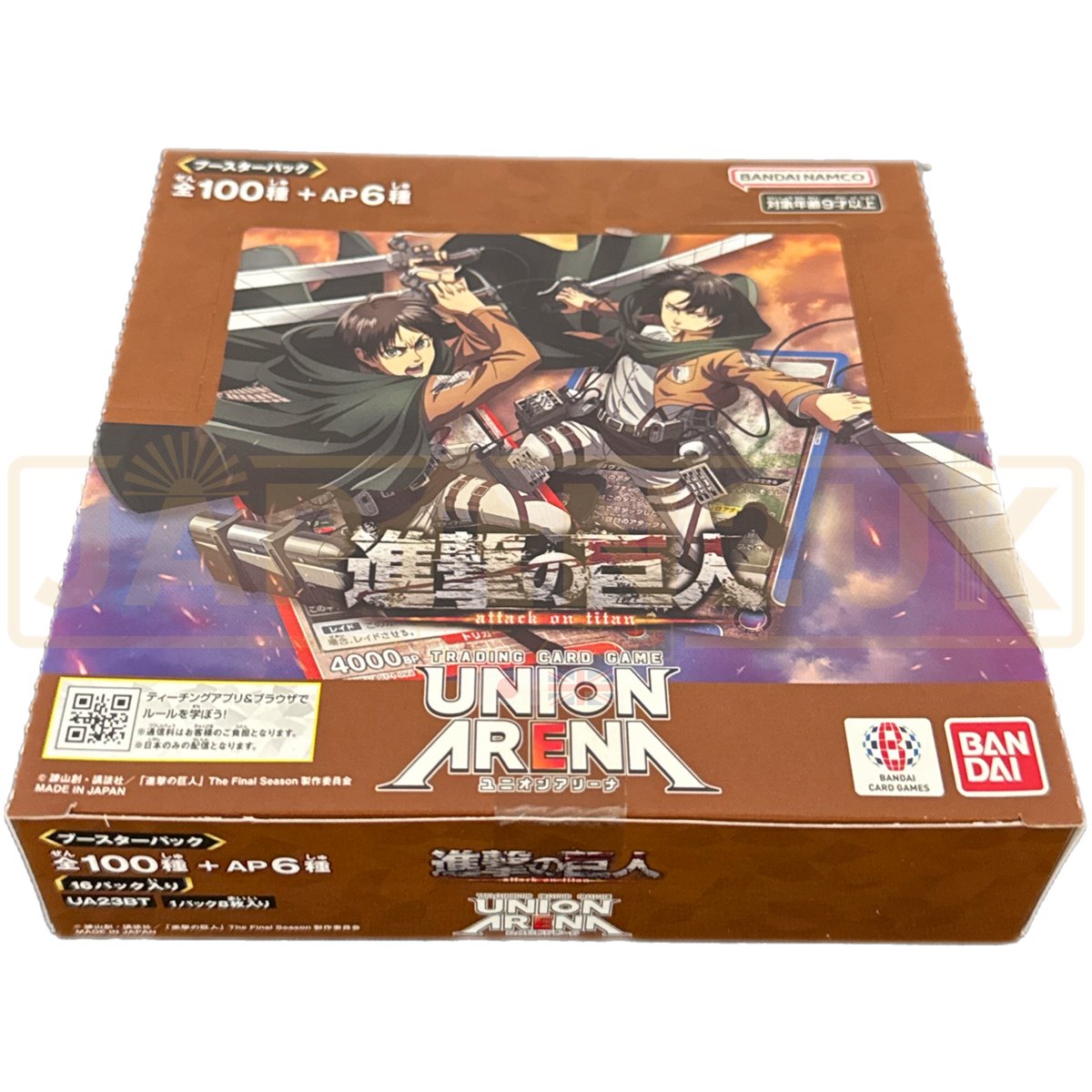 Union Arena Attack On Titan Vol. 1 UA23BT Japanese Booster Box — Japan2UK