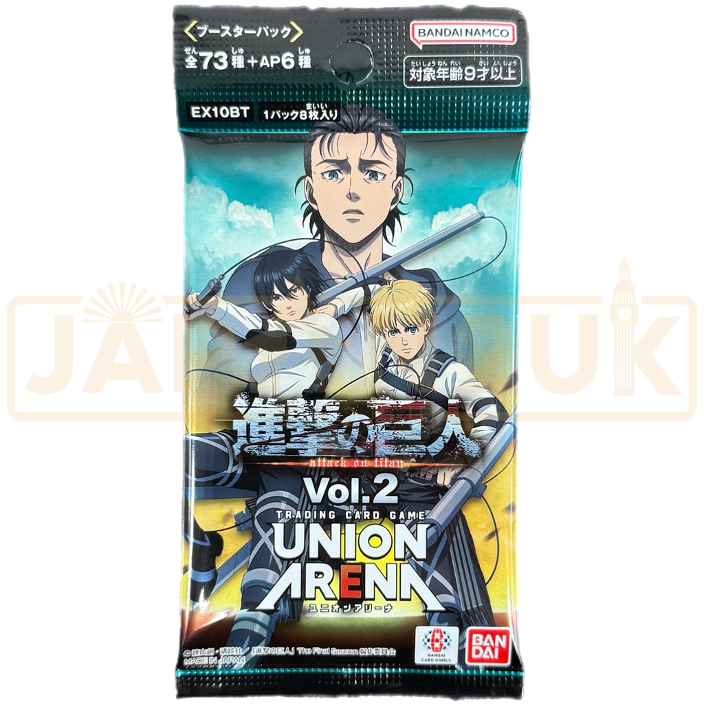 Union Arena Attack On Titan Vol. 2 EX10BT Japanese Booster Pack