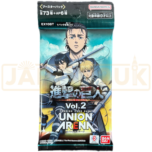 Union Arena Attack On Titan Vol. 2 EX10BT Japanese Booster Pack