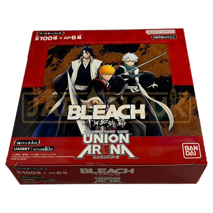 Union Arena BLEACH Millennium Blood War UA08BT Japanese Booster Box Japan2UK Union Arena BLEACH Millennium Blood War UA08BT Japanese Booster Box Japan2UK