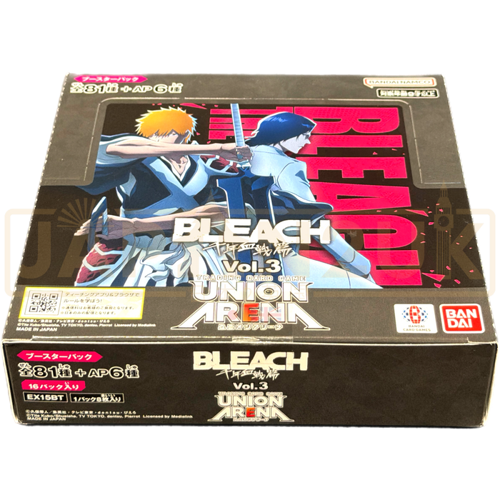 Union Arena BLEACH Millennium Blood War Vol. 3 EX15BT Japanese Booster Box