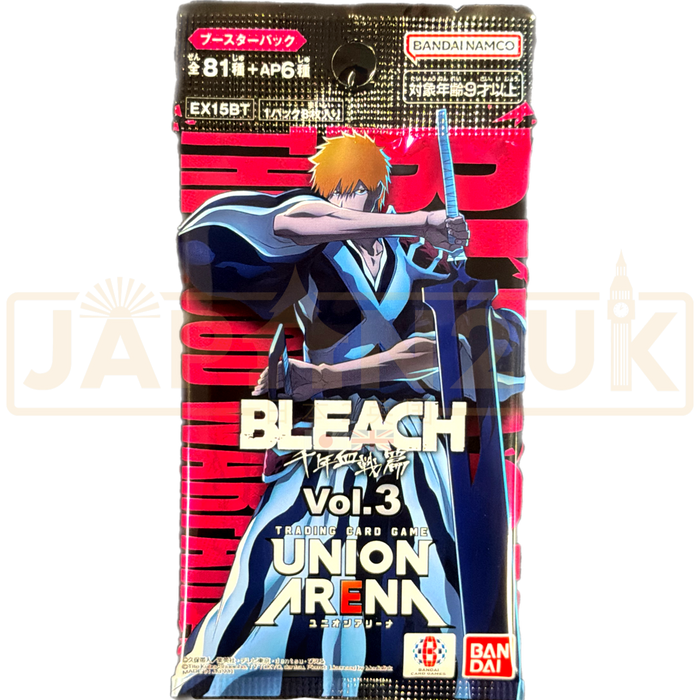 Union Arena BLEACH Millennium Blood War Vol. 3 EX15BT Japanese Booster Pack