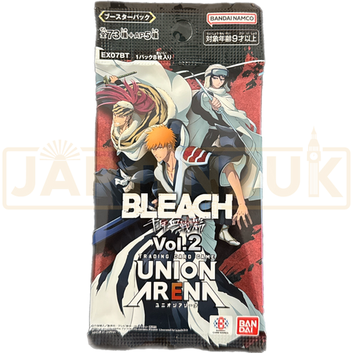 Union Arena Bleach Millennium Blood War Vol. 2 EX07BT Japanese Booster Pack Union Arena Bleach Millennium Blood War Vol. 2 EX07BT Japanese Booster Pack
