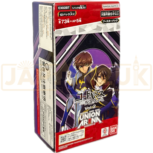 Union Arena Code Geass Lelouch of the Rebellion Vol.2 EX02BT Japanese Booster Box
