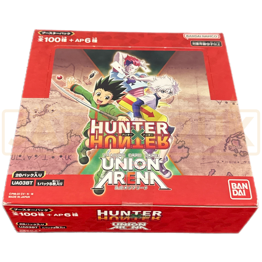 Union Arena HUNTERxHUNTER UA03BT Japanese Booster Box — Japan2UK Union Arena HUNTERxHUNTER UA03BT Japanese Booster Box — Japan2UK