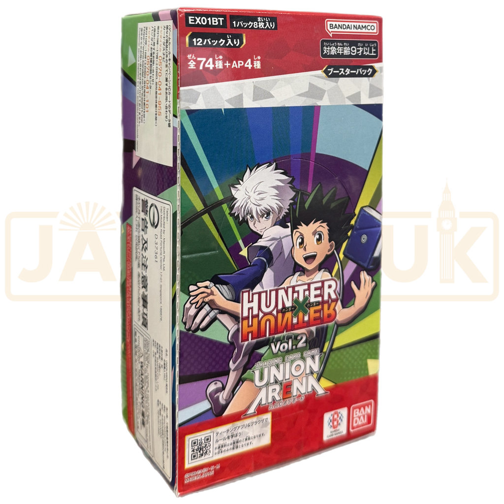 HUNTER x HUNTER UNION ARENA 未開封BOX テープ付き Union Arena HUNTERxHUNTER Vol.2 EX01BT Japanese Booster Box