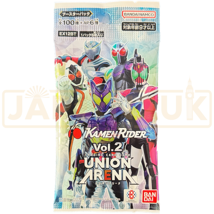 Union Arena Kamen Rider Vol. 2 EX12BT Japanese Booster Pack