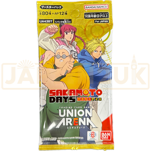 Union Arena Sakamoto Days UA43BT Japanese Booster Pack