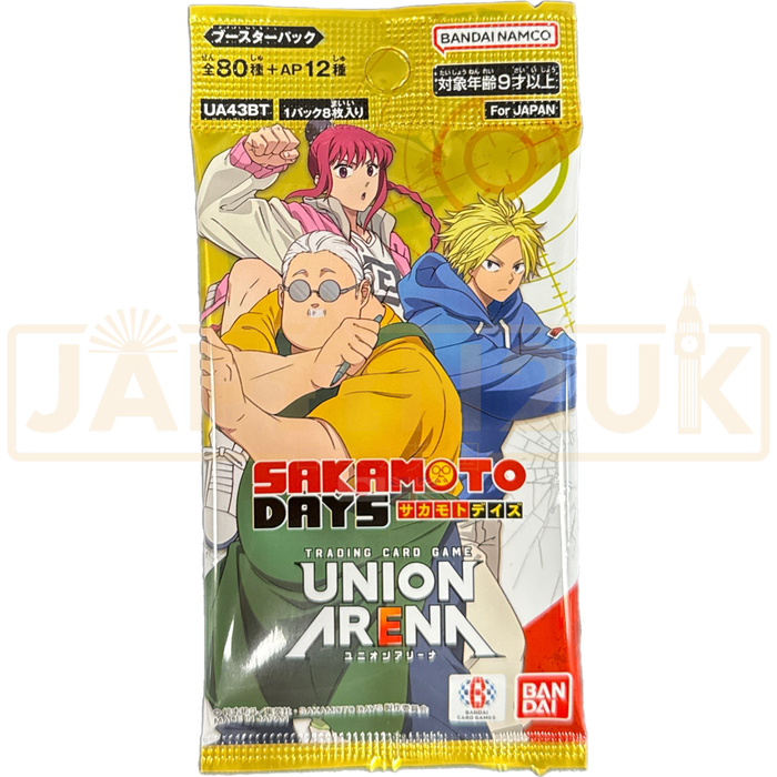 Union Arena Sakamoto Days UA43BT Japanese Booster Pack