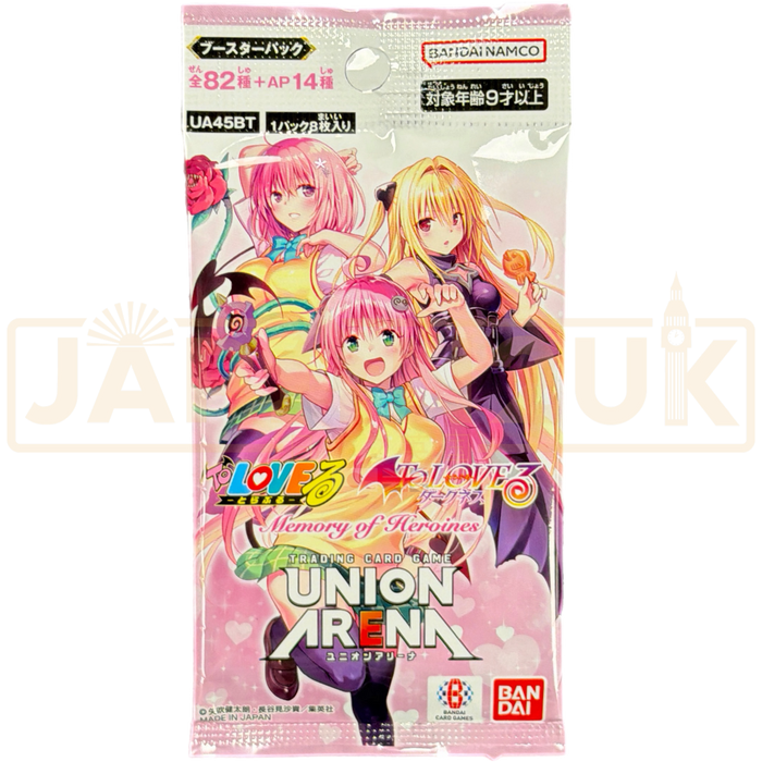 Union Arena To LOVE Ru Memory of Heroines UA45BT Japanese Booster Pack