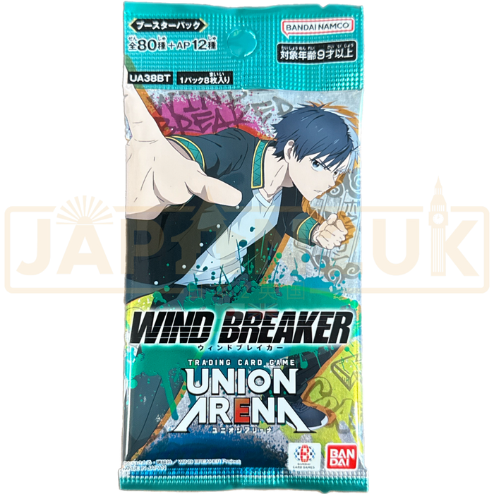 Union Arena Wind Breaker UA38BT Japanese Booster Pack