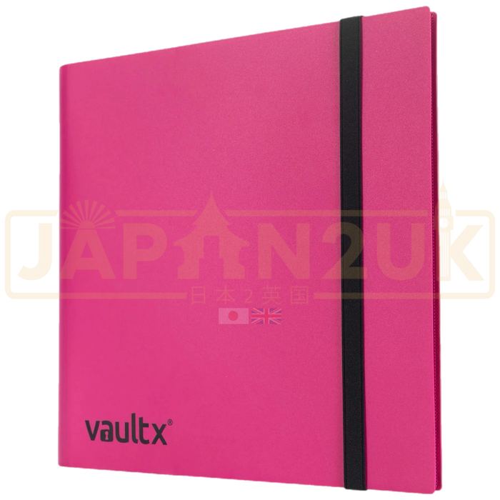 Vault X - 12-Pocket - Strap Binder - Pink