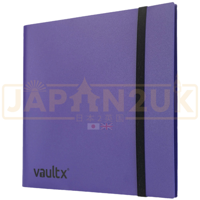 Vault X - 12-Pocket - Strap Binder - Purple