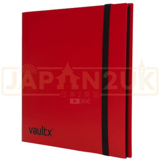 Vault X - 12-Pocket - Strap Binder - Red