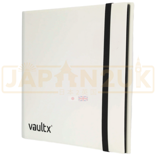 Vault X - 12-Pocket - Strap Binder - White