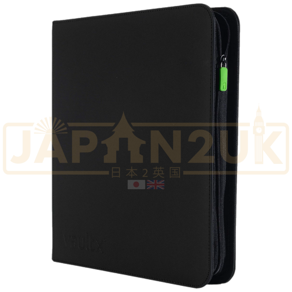 Vault X - 12-Pocket Exo-Tec® - Zip Binder - Black — Japan2UK