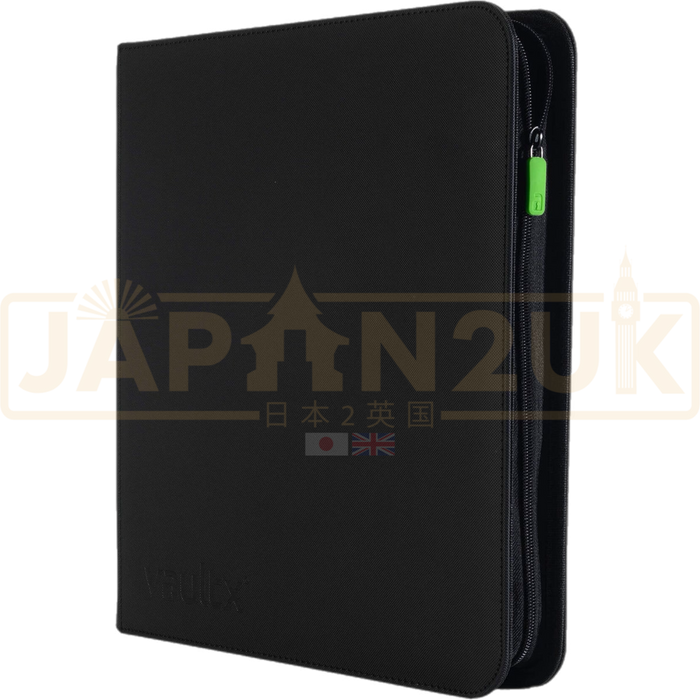 Vault X - 12-Pocket Exo-Tec® XL - Zip Binder - Black