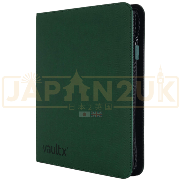 Vault X - 12-Pocket Exo-Tec XL - Zip Binder - Forest Green Japan2UK Vault X - 12-Pocket Exo-Tec XL - Zip Binder - Forest Green Japan2UK
