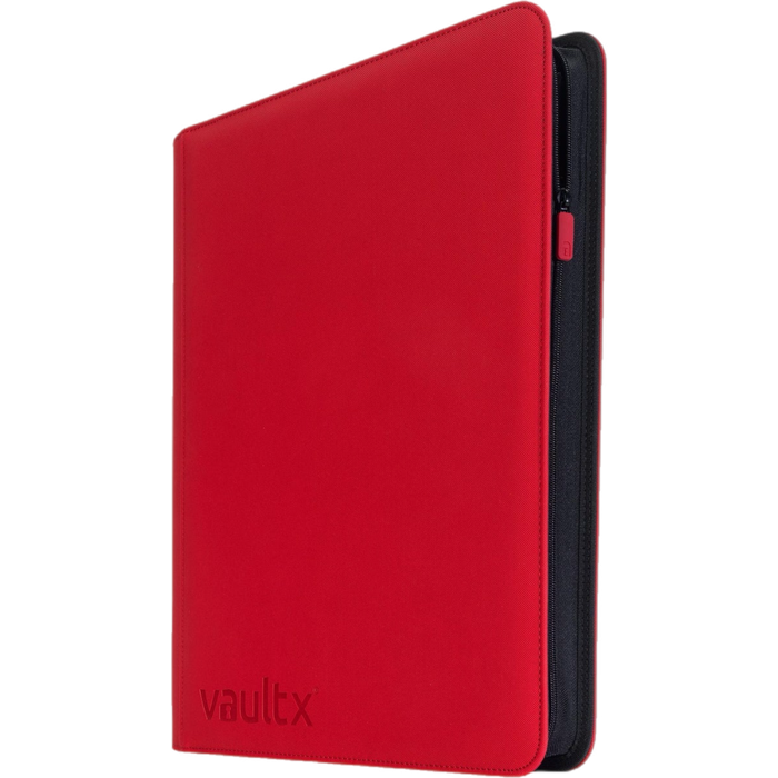 Vault X - 16-Pocket Exo-Tec® XXL - Zip Binder - Fire Red