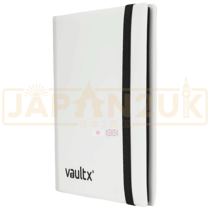 Vault X - 4-Pocket - Strap Binder - White Japan2UK Vault X - 4-Pocket - Strap Binder - White Japan2UK