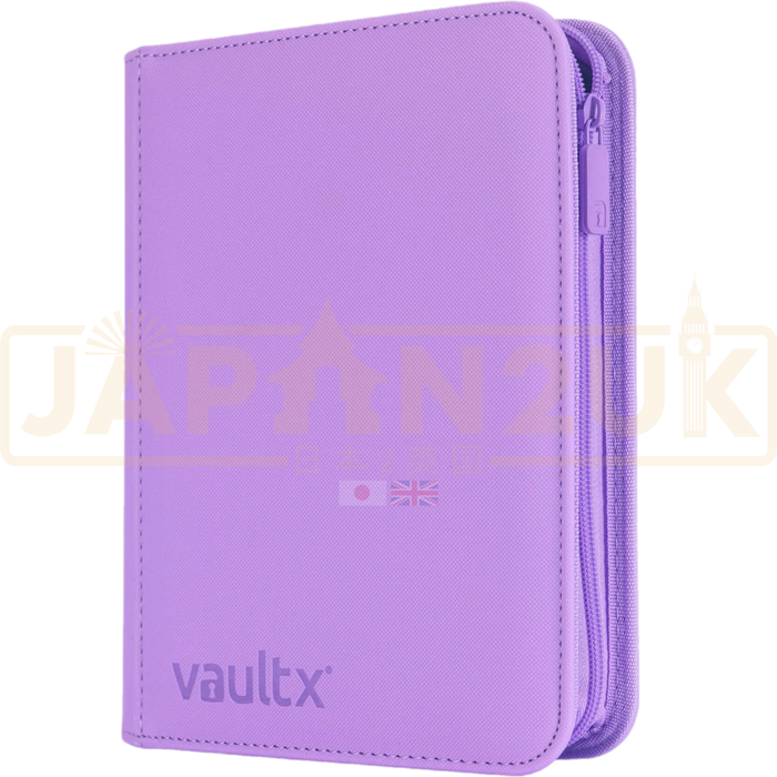 Vault X - 4-Pocket Exo-Tec® - Zip Binder - Purple
