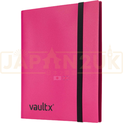 Vault X - 9-Pocket - Strap Binder - Pink