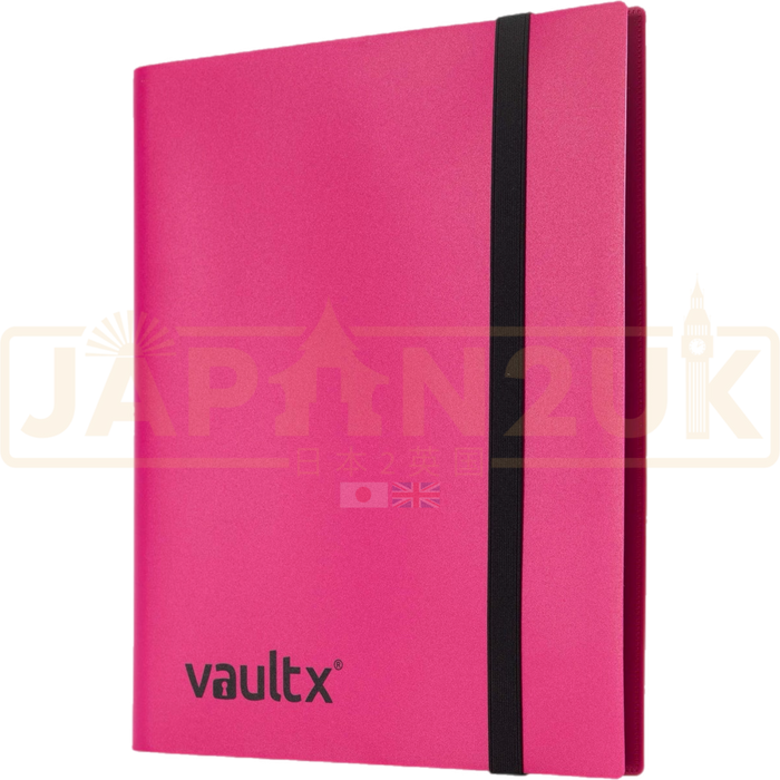 Vault X - 9-Pocket - Strap Binder - Pink