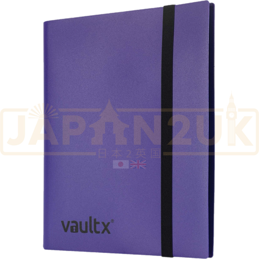 Vault X - 9-Pocket - Strap Binder - Purple