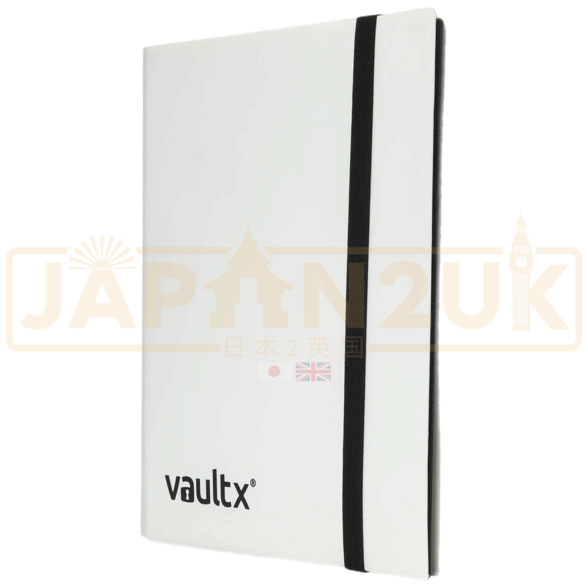 Vault X - 9-Pocket - Strap Binder - White — Japan2UK Vault X - 9-Pocket - Strap Binder - White — Japan2UK