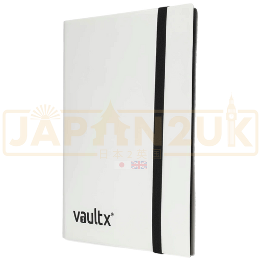 Vault X - 9-Pocket - Strap Binder - White