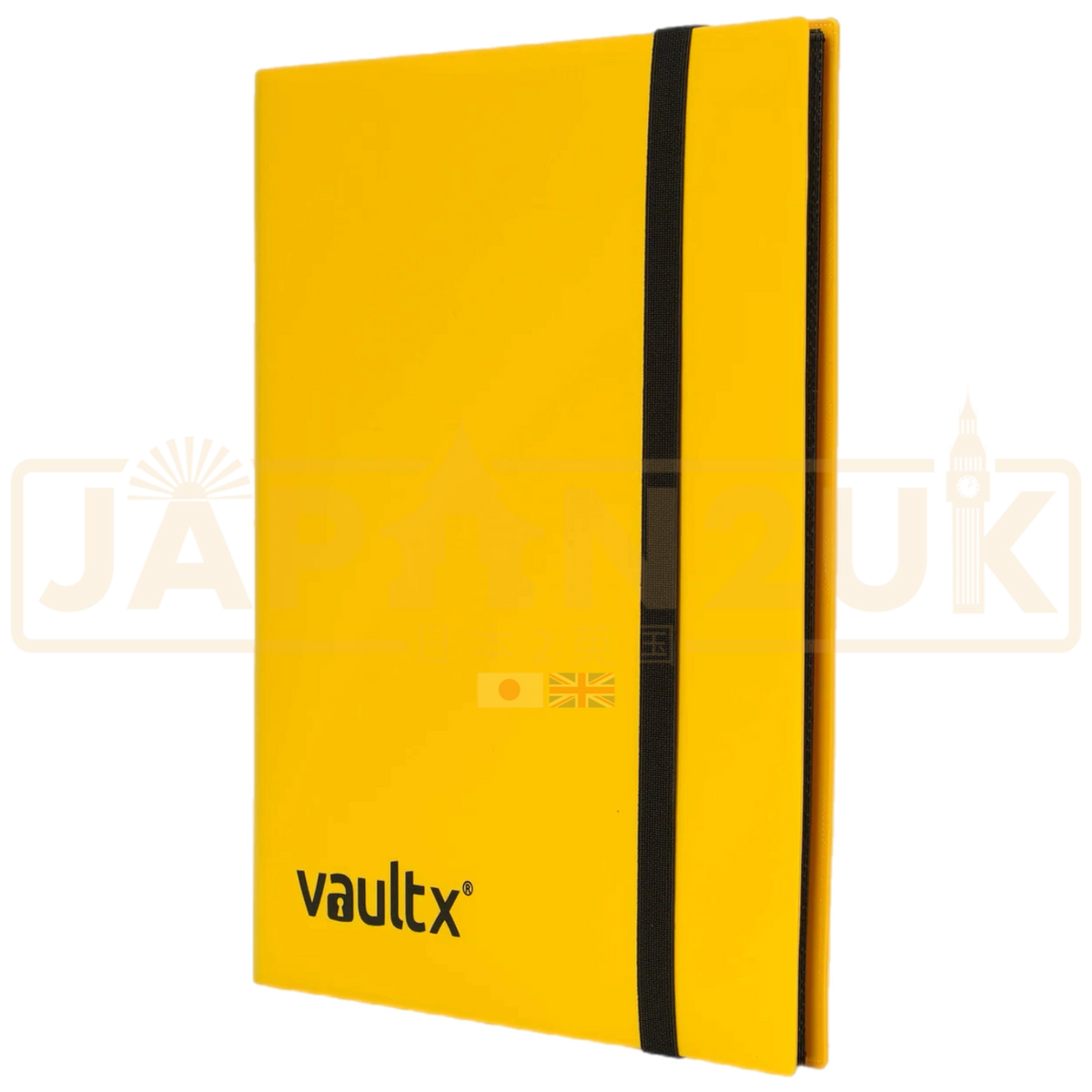 Vault X - 9-Pocket - Strap Binder - Yellow — Japan2UK