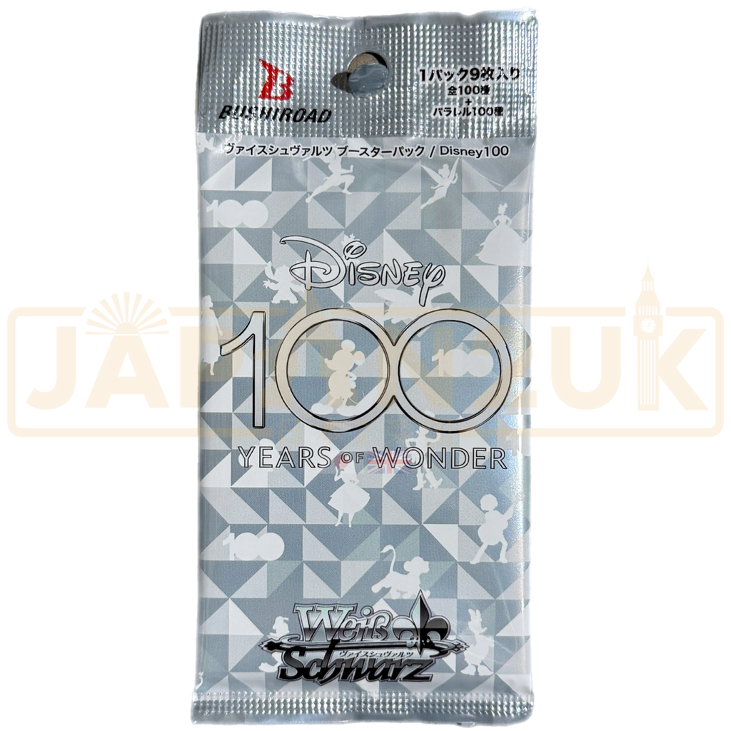 Weiss Schwarz Disney 100 Years of Wonder Japanese Booster Pack Weiss Schwarz Disney 100 Years of Wonder Japanese Booster Pack