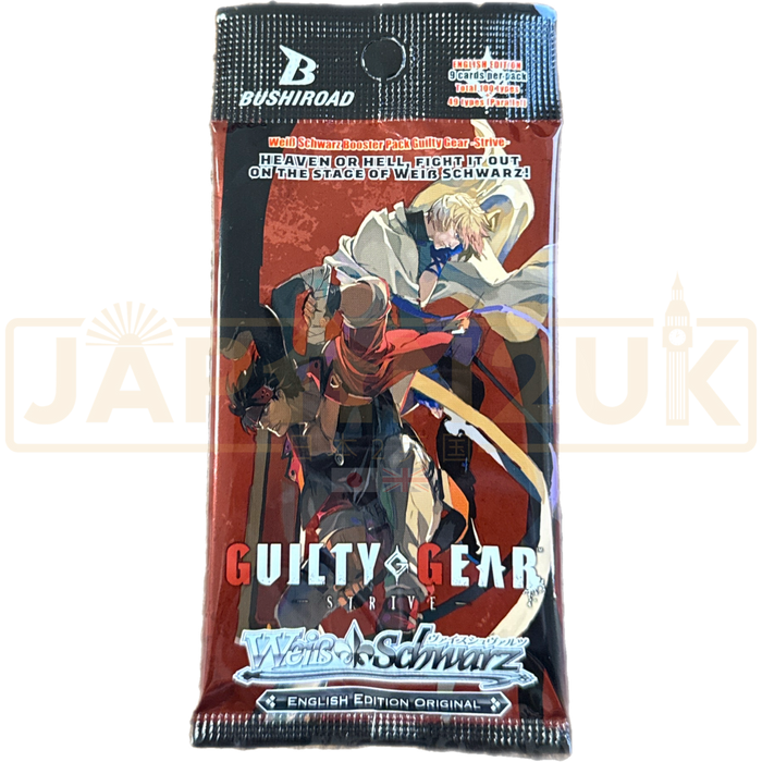 Weiss Schwarz Guilty Gear Strive English Booster Pack Japan2UK Weiss Schwarz Guilty Gear Strive English Booster Pack Japan2UK