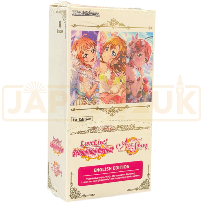 Weiss Schwarz Premium Love Live! School Idol Festival Series 10th Anniversary English Booster Box