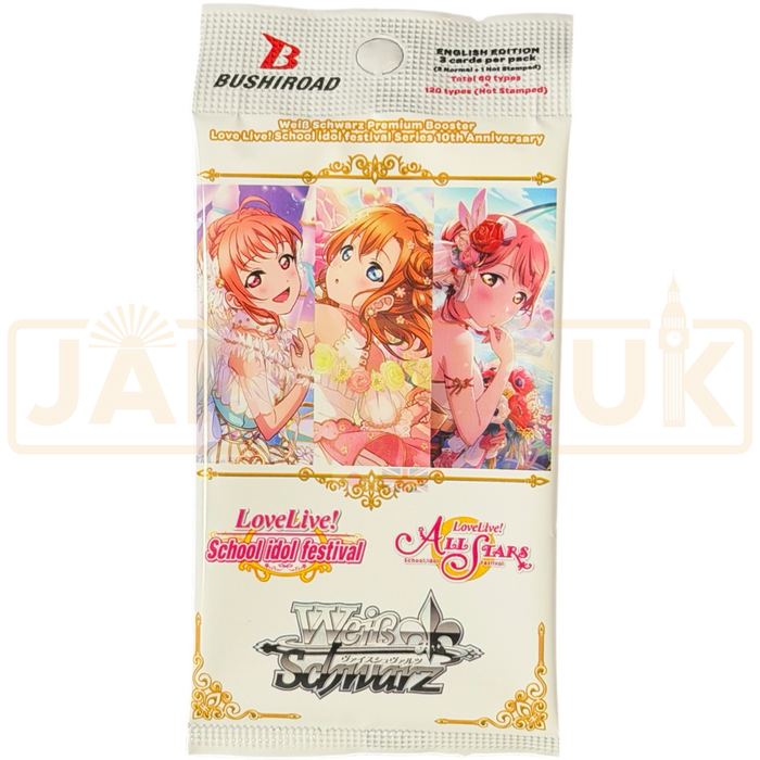 Weiss Schwarz Premium Love Live! School Idol Festival Series 10th Anniversary English Booster Pack