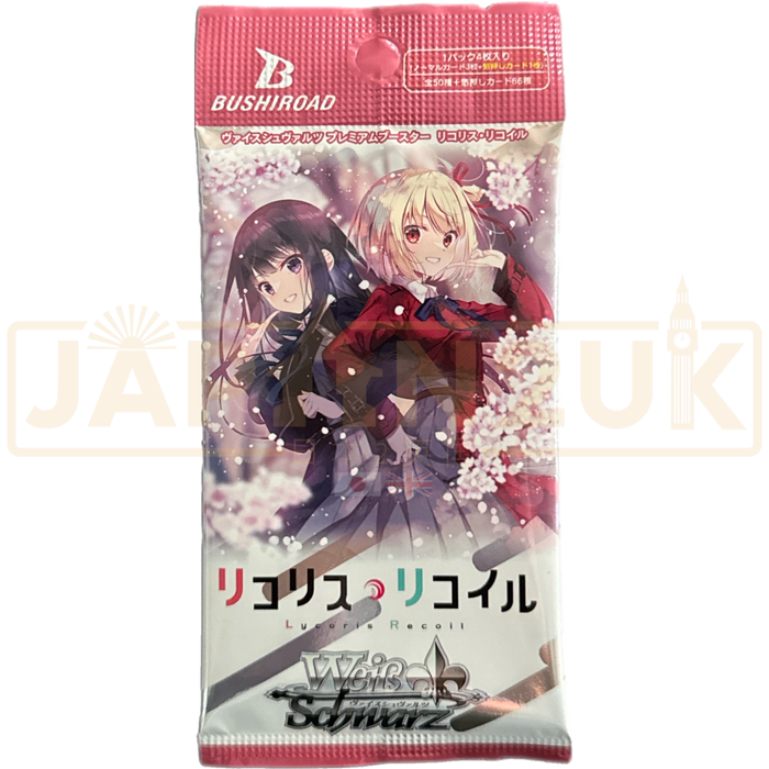 Weiss Schwarz Premium Lycoris Recoil Japanese Booster Pack