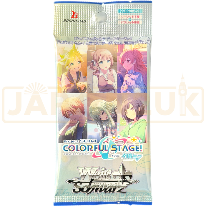Weiss Schwarz Project Sekai Colourful Stage! Vol. 3 feat. Hatsune Miku Japanese Booster Pack
