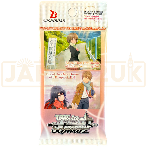 Weiss Schwarz Rascal Does Not Dream Series English Booster Pack