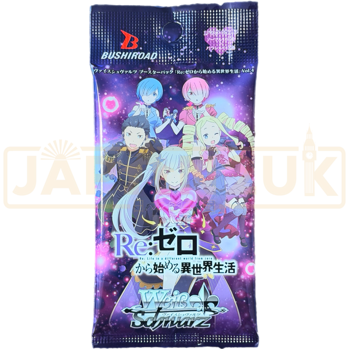 Weiss Schwarz Re:Zero - Starting Life in Another World Vol. 4 Japanese Booster Pack