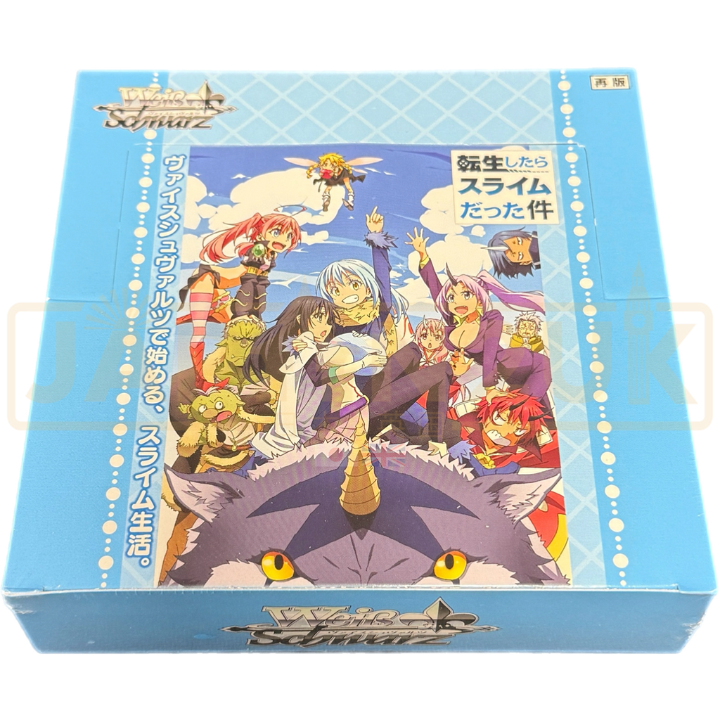 weiss schwarz slime booster box That Time I Got Reincarnated as a Vol. 1 Japanese one with the redesigned ENEMY CONTROLLER Option:Aladdin TOPLOADER