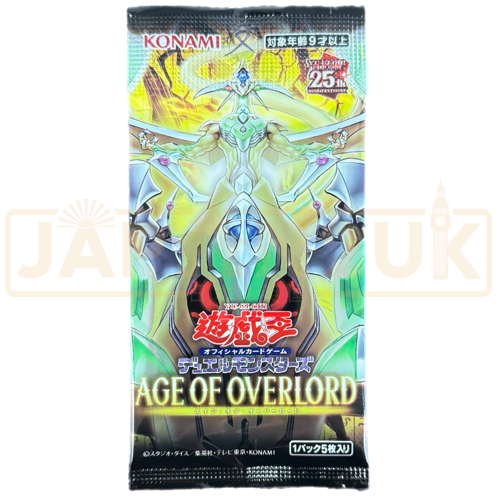 Yu-Gi-Oh! Age Of Overlord CG 1890 Japanese Booster Pack — Japan2UK