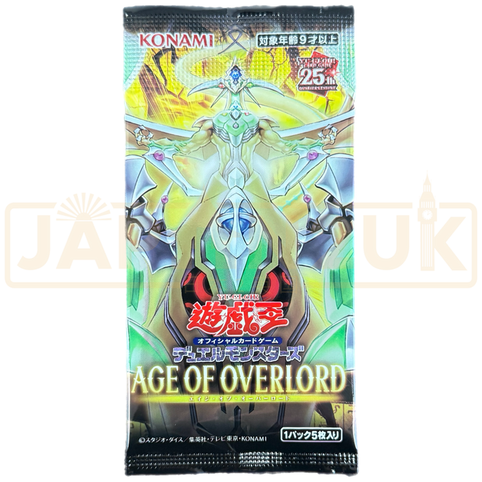 Yu-Gi-Oh! Age Of Overlord CG 1890 Japanese Booster Pack