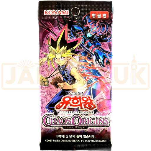Yu-Gi-Oh! Chaos Origins CORI-KR Korean Booster Pack