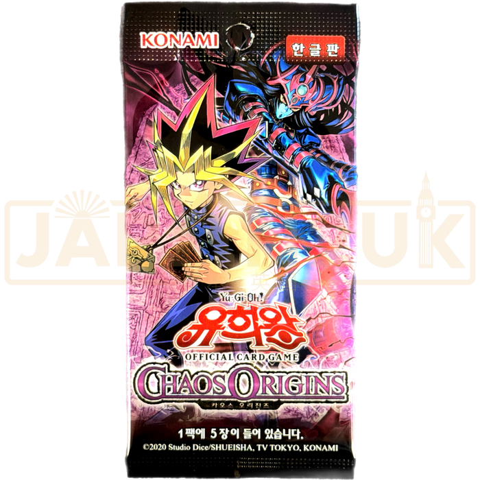Yu-Gi-Oh! Chaos Origins CORI-KR Korean Booster Pack