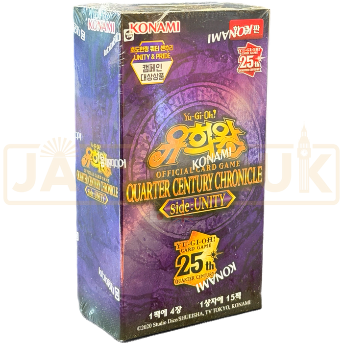 Yu-Gi-Oh! Quarter Century Chronicle Side: Unity QCCU-KR Korean Booster Box