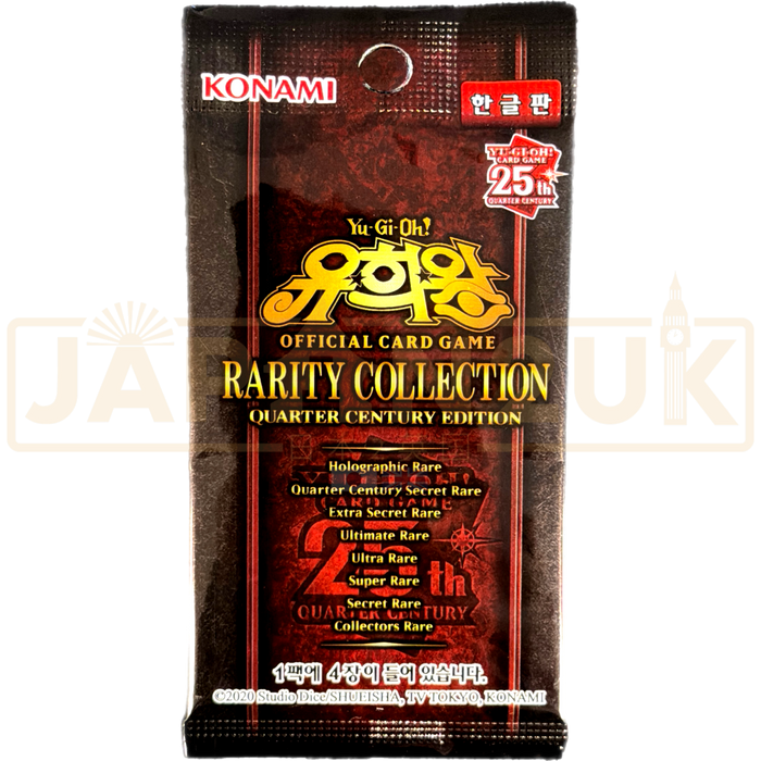 Yu-Gi-Oh! Rarity Collection Quarter Century Edition RC04-KR Korean Booster Pack