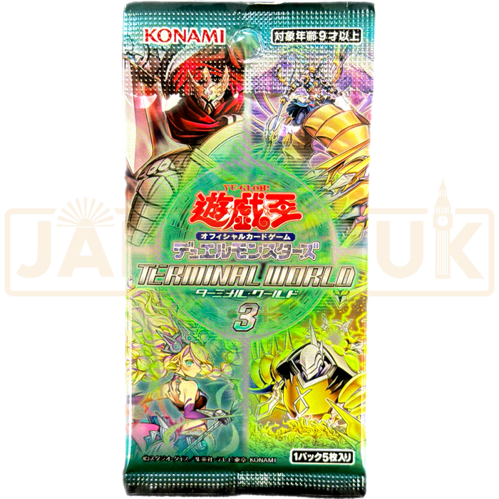 Yu-Gi-Oh! Terminal World 3 CG 2055 Japanese Booster Pack