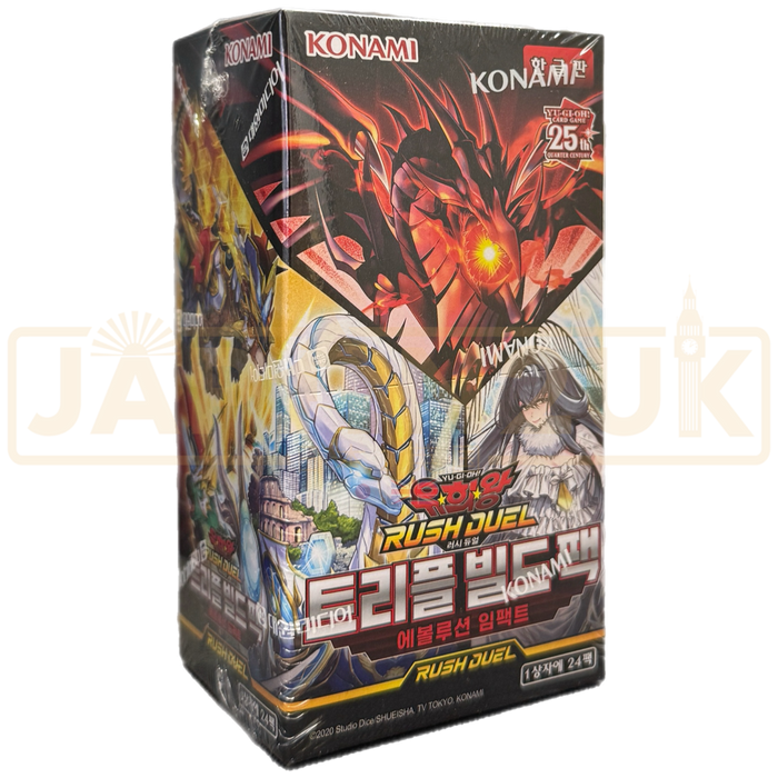 Yu-Gi-Oh! Triple Build Pack Evolution Impact RD/TB02-KR Korean Booster Japan2UK Yu-Gi-Oh! Triple Build Pack Evolution Impact RD/TB02-KR Korean Booster Japan2UK