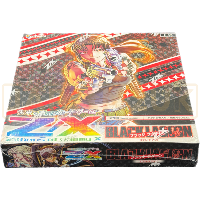 Z/X Zillions of Enemy X Black Lagoon E-53 Japanese Booster Box Z/X Zillions of Enemy X Black Lagoon E-53 Japanese Booster Box