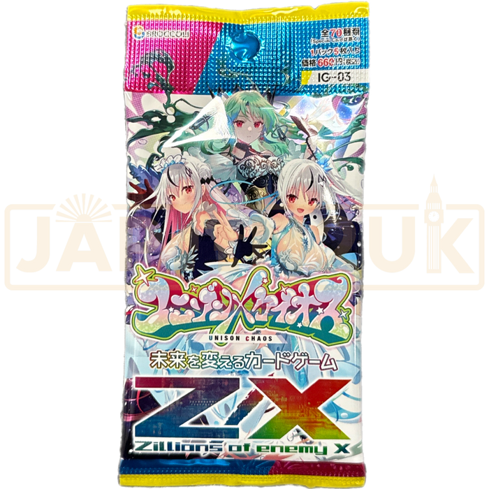 Z/X Zillions of Enemy X Unison Chaos IG-03 Japanese Booster Pack